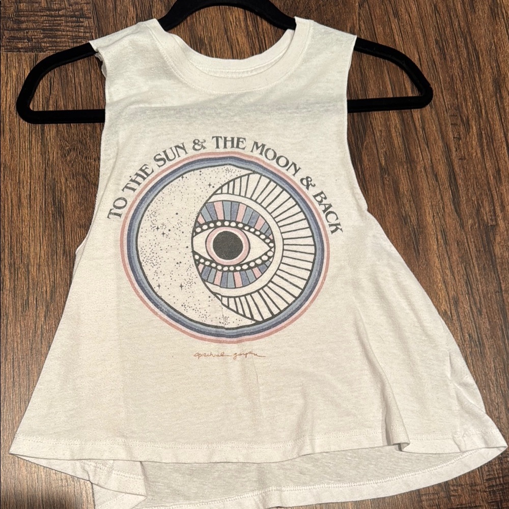 Spiritual Gangster white crop top